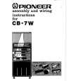 PIONEER CB-7W Owners Manual