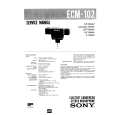 SONY ECM-102 Service Manual