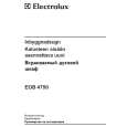 ELECTROLUX EOB4750X Owners Manual