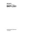 SONY BKP-L551 Service Manual