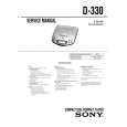 SONY D-330 Service Manual