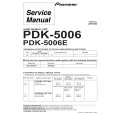 PIONEER PDK-5006E Instrukcja Serwisowa