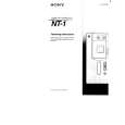 SONY NT-1 Owners Manual