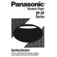 PANASONIC EP2P Manual de Usuario