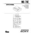 SONY MX70E Service Manual