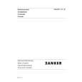 ZANKER FR161 Owners Manual