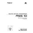 ROLAND RSS-10 Manual de Usuario