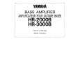 YAMAHA HR-2000B Owners Manual