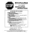 WHIRLPOOL KDC19 Installation Manual