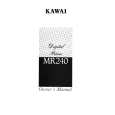 KAWAI MR240 Owners Manual