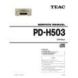 TEAC PD-H503 Instrukcja Serwisowa