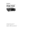 SONY PCM-7050 Instrukcja Serwisowa