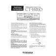 PIONEER CT-W510 Owners Manual