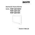 SANYO PDP32H1EN Owners Manual