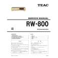 TEAC RW-800 Service Manual