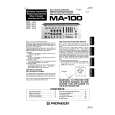 PIONEER MA-100 Owners Manual