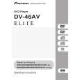 PIONEER DV-46AV/KUXZT/CA Owners Manual