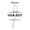 PIONEER VSA-E07/HY Instrukcja Obsługi