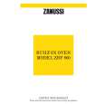 ZANUSSI ZBF860 Owners Manual