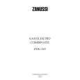 ZANUSSI ZOG345IX Owners Manual