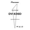 PIONEER DV-636D/LBXJ Manual de Usuario