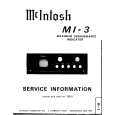 MCINTOSH MI-3 Service Manual