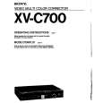 SONY XV-C700 Owners Manual