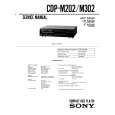 SONY CDP-M302 Service Manual