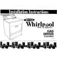WHIRLPOOL 3LG5706XPW0 Installation Manual