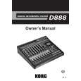 KORG D888 Owners Manual