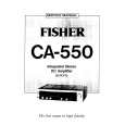 FISHER CA550 Service Manual