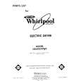 WHIRLPOOL LE6600XPW0 Parts Catalog WHIRLPOOL LE6600XPW0 Parts Catalog
