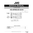 JVC KDAR360 Manual de Servicio