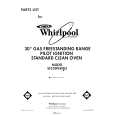 WHIRLPOOL SF310PERW5 Parts Catalog