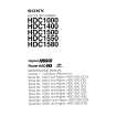 SONY HDC1580 VOLUME 1 Instrukcja Serwisowa