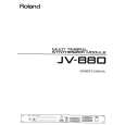 ROLAND JV-880 Owners Manual