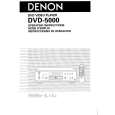 DENON DVD-5000 Instrukcja Obsługi