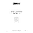 ZANUSSI TD4112W Owners Manual