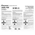 PIONEER DVR-108/KBXV Manual de Usuario