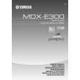 YAMAHA MDX-E300 Owners Manual