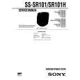 SONY SS-SR101H Service Manual