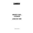 ZANUSSI ZCM561NW Owners Manual