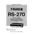 FISHER RS-270 Service Manual