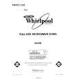 WHIRLPOOL MW8800XS2 Parts Catalog