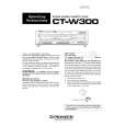 PIONEER CT-W300 Owners Manual