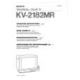 SONY KV2182MR Owners Manual