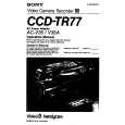 SONY CCD-TR77 Owners Manual