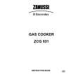 AEG ZCG 531 Owners Manual