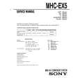 SONY MHC-EX5 Manual de Servicio