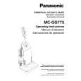 PANASONIC MCGG773 Instrukcja Obsługi